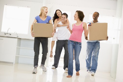 Removal team helping with a residential move in Gants Hill