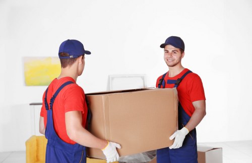 Removal team planning a house move in Gants Hill