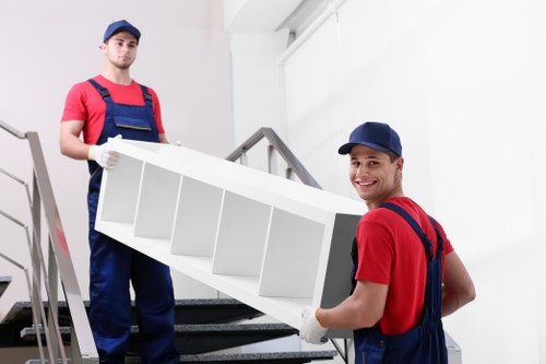 Packing and loading furniture into a removal van in Gants Hill