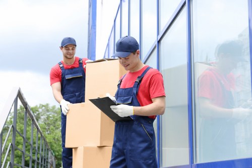 Removal team helping with a home move in Gants Hill