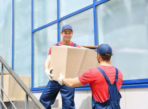 Man with a van service helping with a local move in Gants Hill