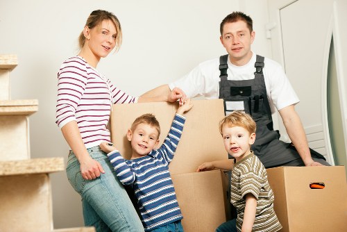 Low-carbon moving van used for sustainable removals in Gants Hill