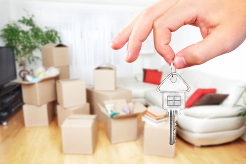 Man and van service handling a flat move in Gants Hill