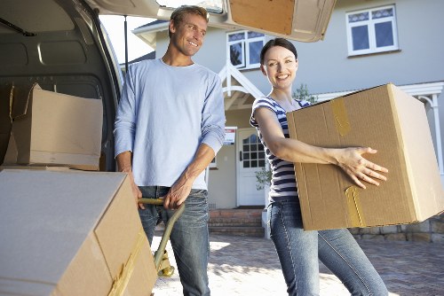 Local moving van serving Gants Hill streets and flats